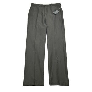 Michael Kors‎ Performance Fall Dress Pants Mens 32x32 Army Green Classic Fit NEW